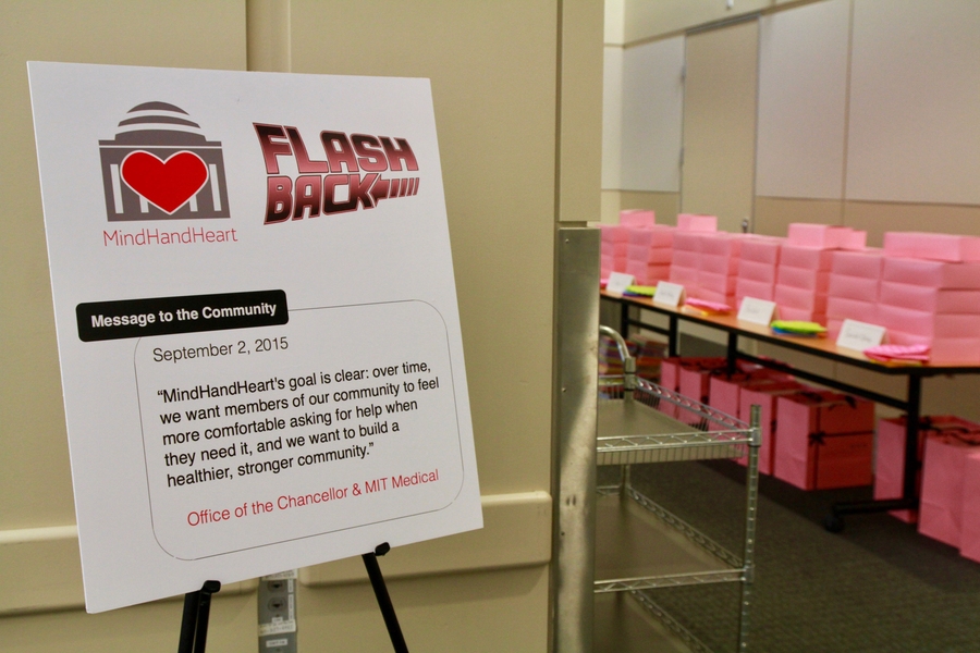 A flashback message to the community from the Office of the Chancellor and MIT Medical announcing the launch of MindHandHeart.