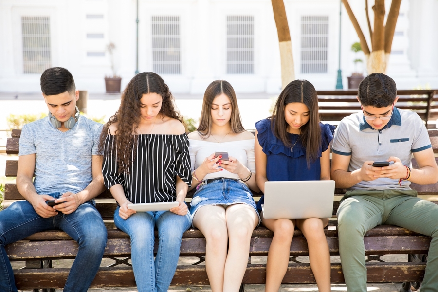 The majority of U.S. college students spend hours each day on social media platforms, which can impact mental health and overall well-being.