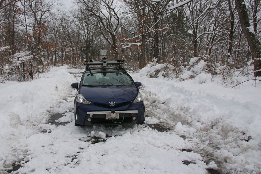 To self-drive in the snow, look under the road, MIT News
