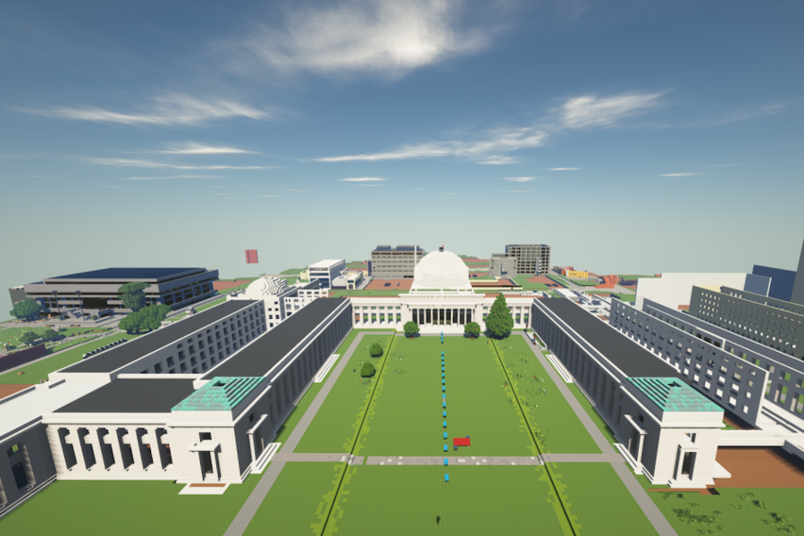 Building and reconnecting MIT in Minecraft