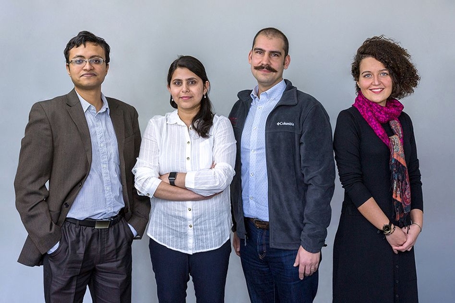 Left to right: Tapajyoti Ghosh, Naga Srujana Goteti, Emre Gençer, and Maryam Arbabzadeh
