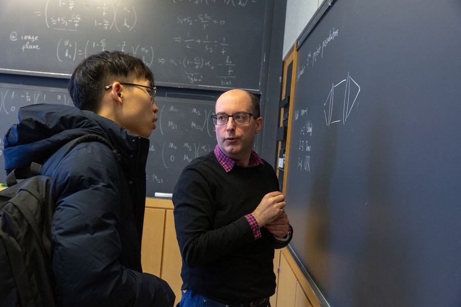 This research started as part of a project started in class 2.168 (Learning Machines), which was instructed by Professor George Barbastathis (pictured).