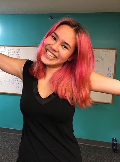 MIT undergraduate Michelle Hung in the Saxe lab