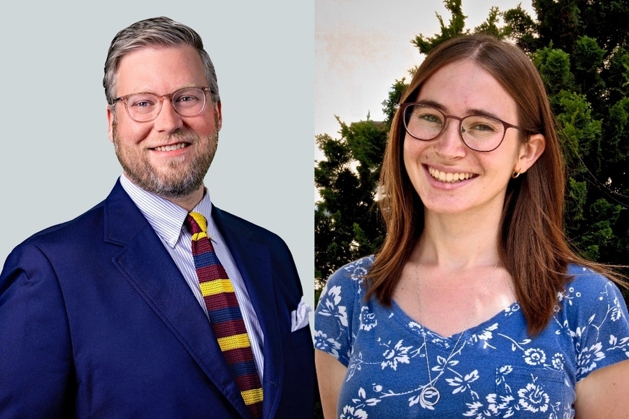 Addison Stark (left) and Abigail Ostriker