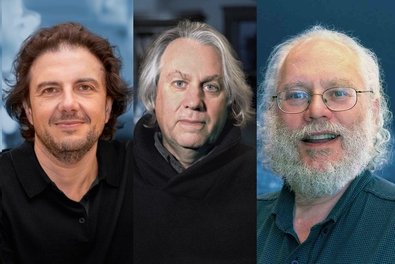 Left to right: David Sabatini, Kerry Emanuel, and Peter Shor, 2020 recipients of BBVA Frontiers of Knowledge Awards
