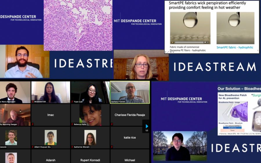 IdeaStream 2020 featured presentations from 19 research projects across MIT, as well as Q&A sessions with speakers via Zoom.