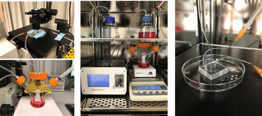 Picture of lab equipment used in red blood cell manufacturing