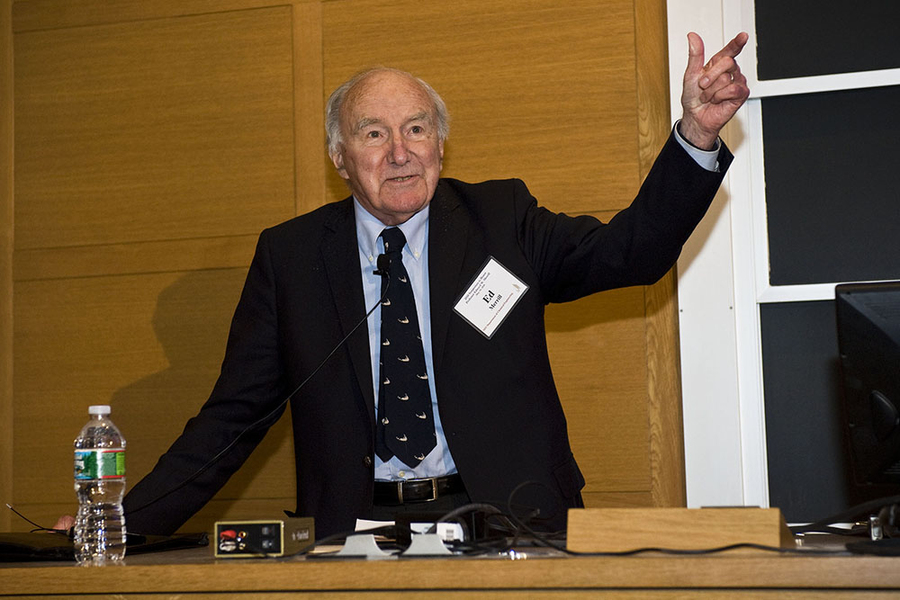 Edward Merrill speaks at a 2010 event