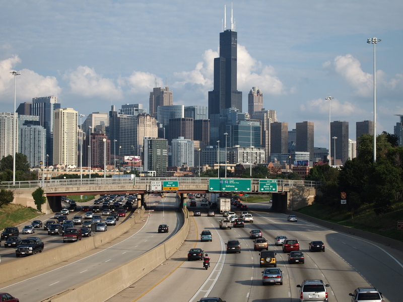 Photo of a highway in Chicago