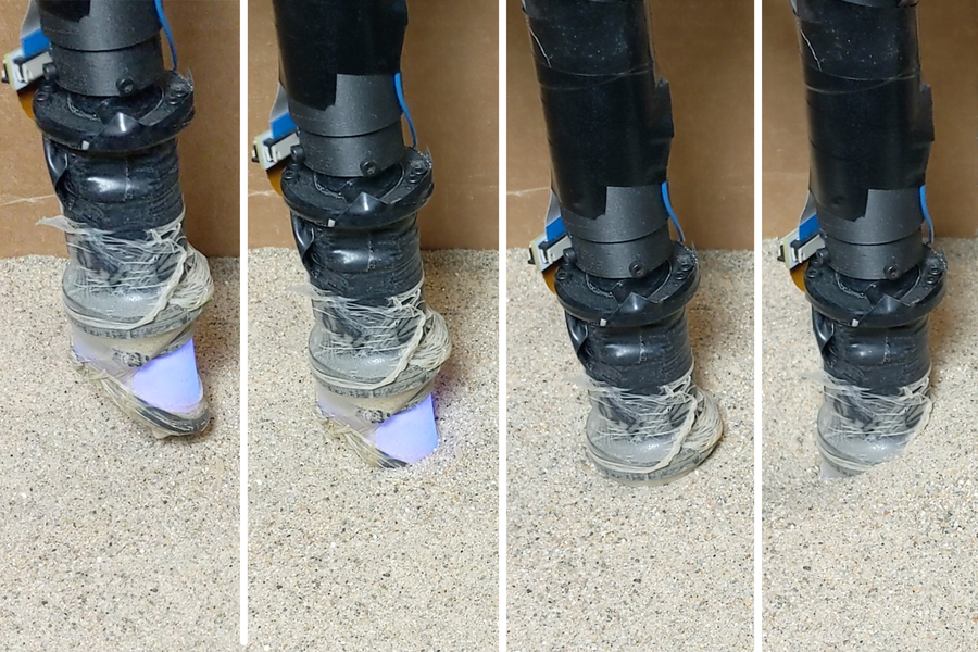 Slender robotic finger senses buried items | MIT News 