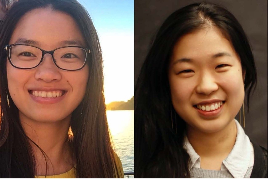 Side by side headshots of Hong Wang and Yilin Wang