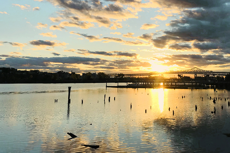 Photo of Chelsea Creek at sunset