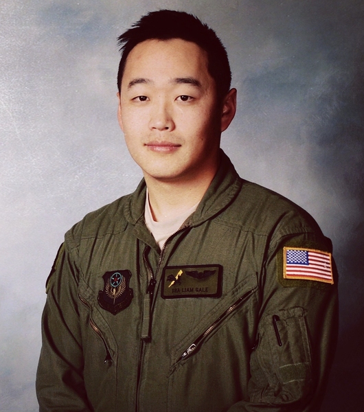 Portrait photo of Liam Gale in a U.S. Air Force uniform