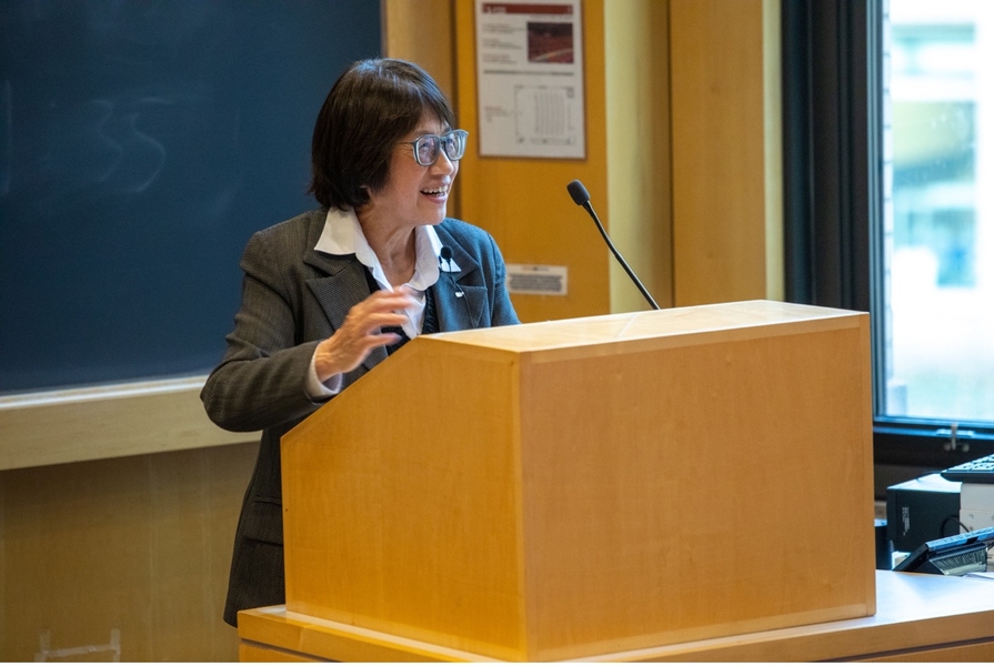 Photo of Heidi Shyu speaking at a podium
