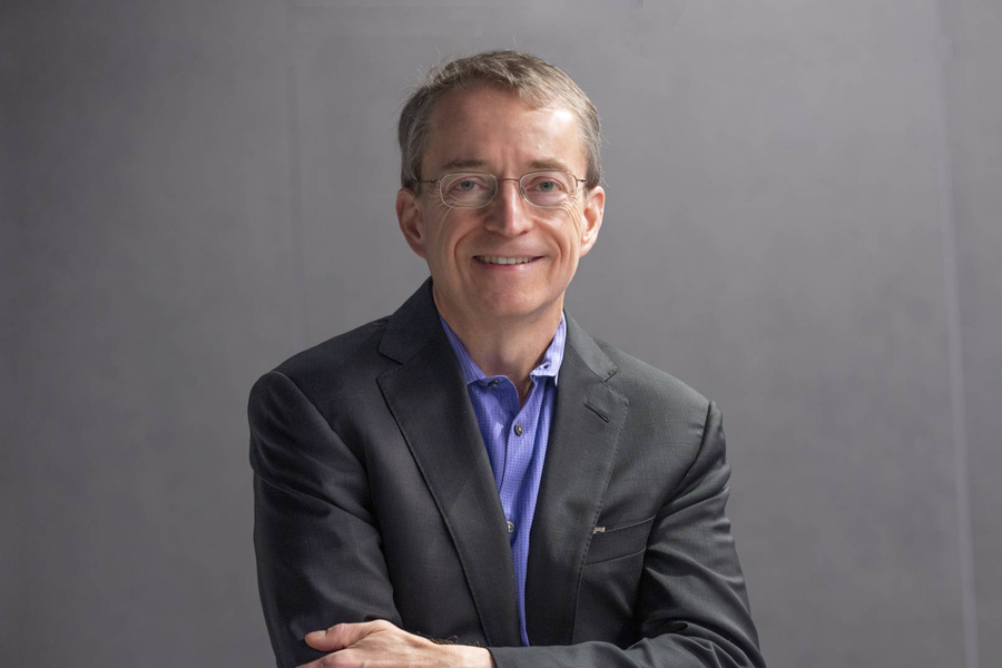 Gelsinger portrait on grey background.