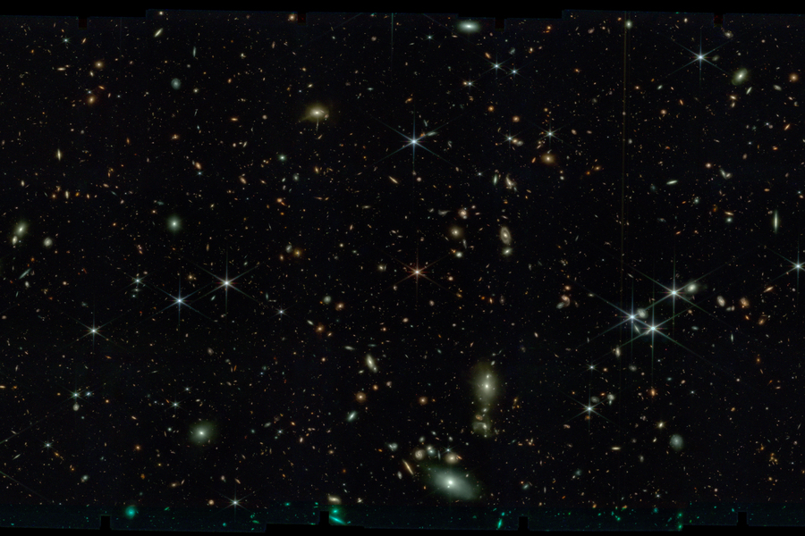 Hubble ultra deep store field high resolution