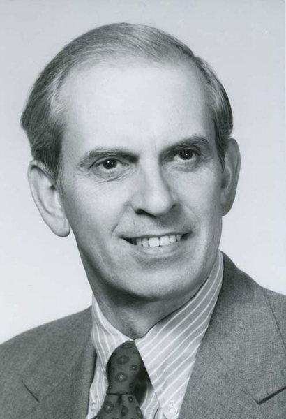 Black and white headshot of William Pounds circa 1980