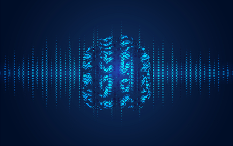 Gamma sound stimulation via headphones