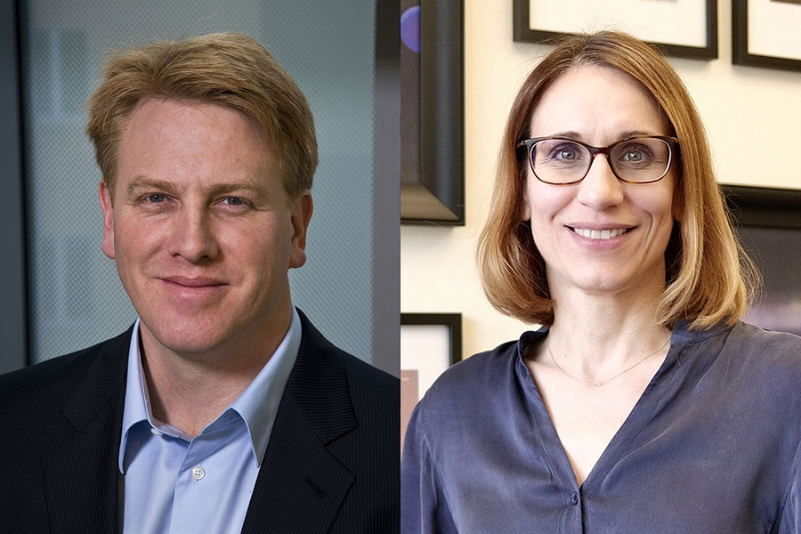 Side-by-side photos of Daniel Anderson and Ana Jaklenec