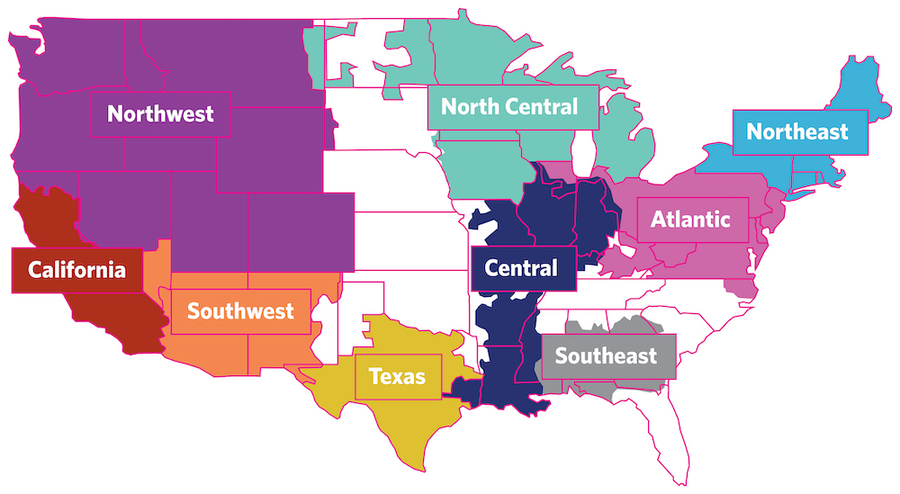 Electric Grid Map United States - B Fig01a 
