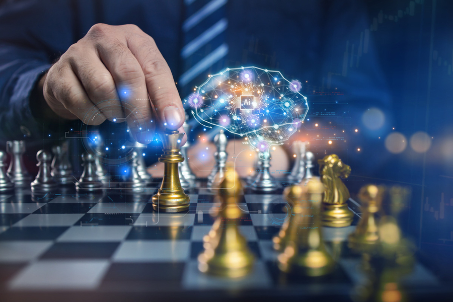 computational social science phd reddit A person plays chess. A techy overlay says “AI.”