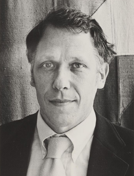 Sepia John Habraken headshot from middle age