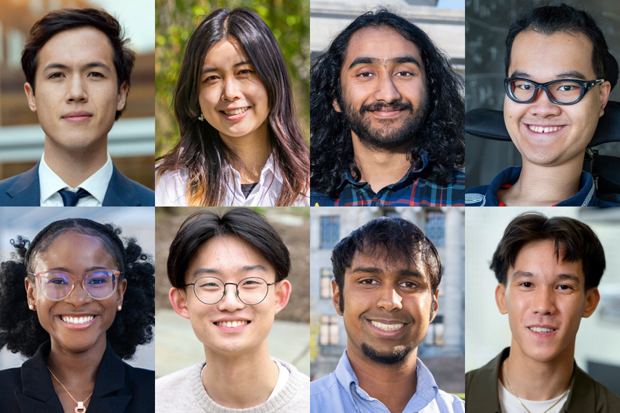 2 by 4 grid of headshots