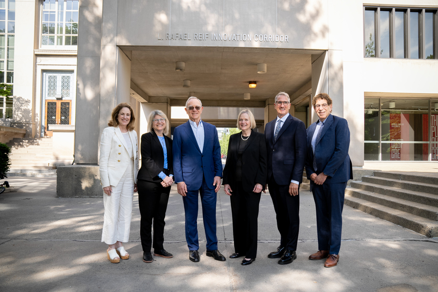 Cindy Barnhart, Sally Kornbluth, Rafael and Christine Reif, Joe Higgins, and Mark Gorenberg