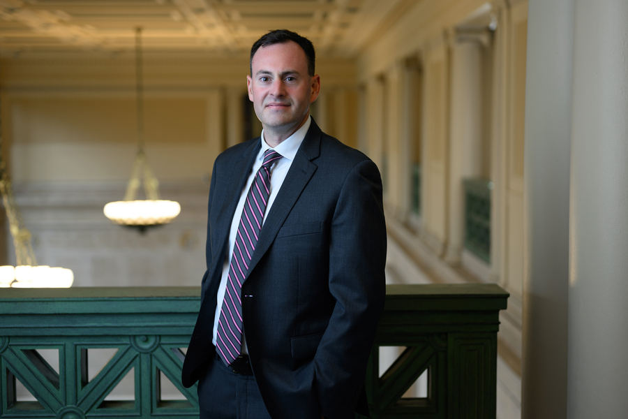 Marcus Stergio in Lobby 7 at MIT.