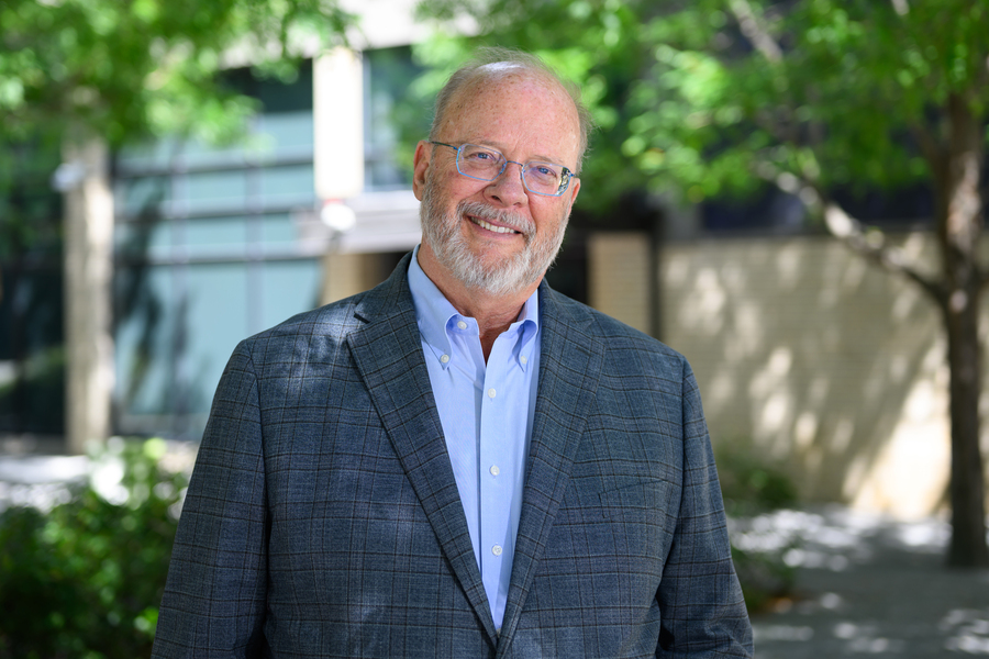 George Tynan outside on a sunny day