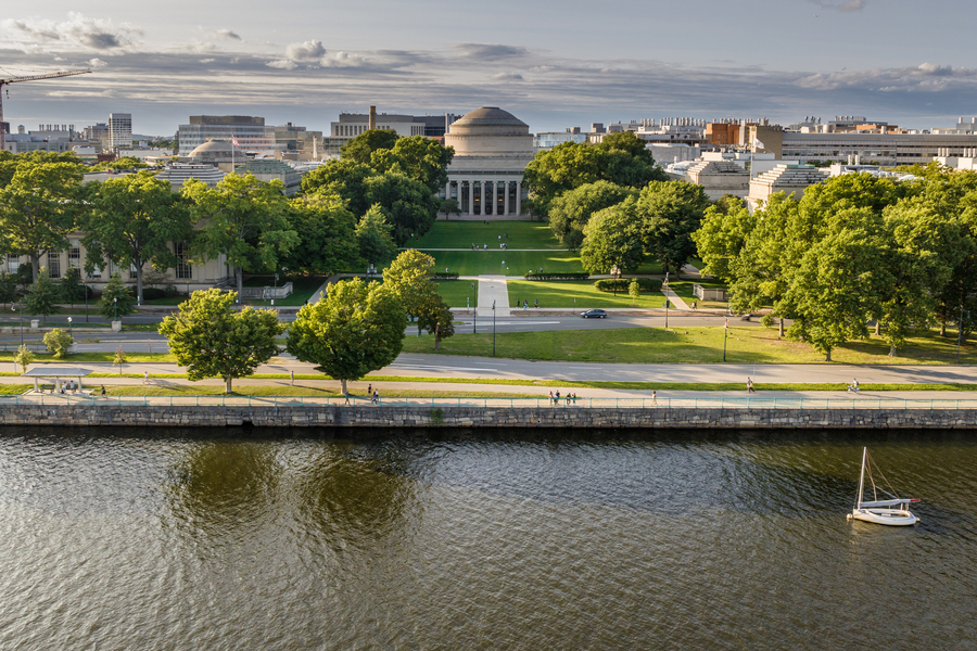 MIT’s campus with the Charles River in the foreground.