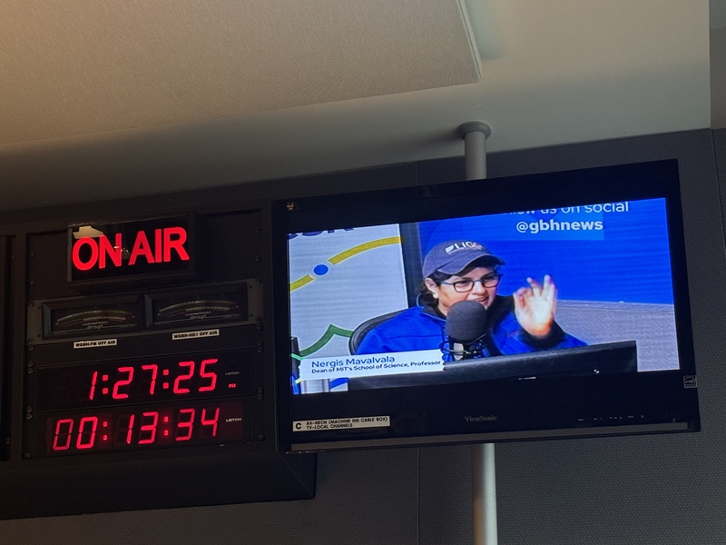 Nergis Mavalvala in the GBH studios