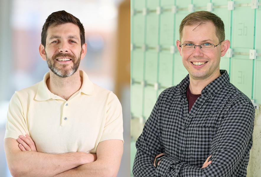 Headshots of Jacob Andreas and Brett McGuire