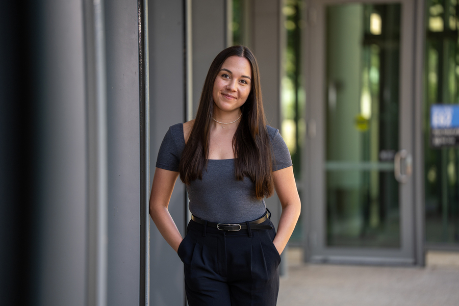 Chelsea Mitchell portrait outside