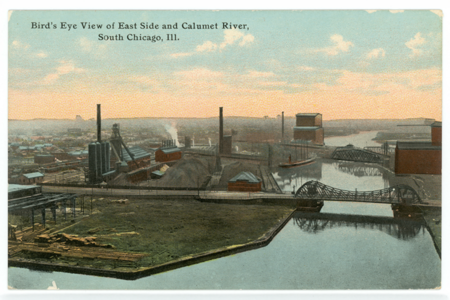 A vintage postcard showing facilities in Illinois