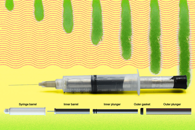 a low cost syringe for injecting viscous materials