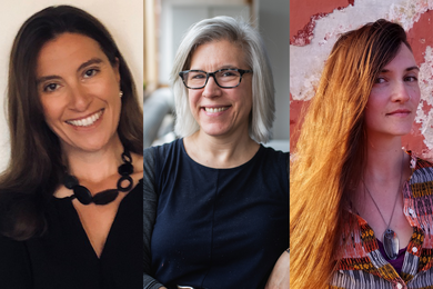 Smiling headshots of Naomi Carton, Jennifer Recklet Tassi, and Adj Marshall.
