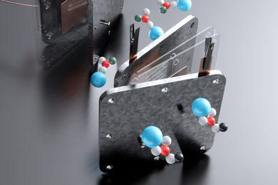 copying homework assignments is wrong yes or no An electrolyzer, which looks similar to the fuel cell and has molecules floating around it.