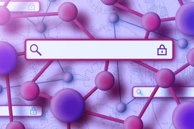 copying homework assignments is wrong yes or no In the foreground is a search bar with a magnifying glass icon and a lock icon. In a background are blueprints, a neural network made up of spheres and bars, and more copies of the search bar.