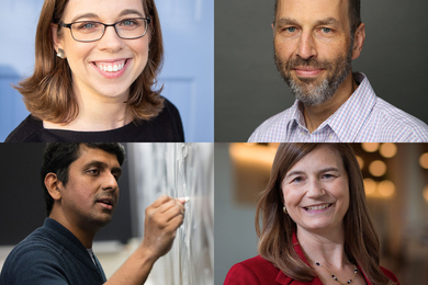 Four portraits of 2024 MacVicar Faculty Fellows.