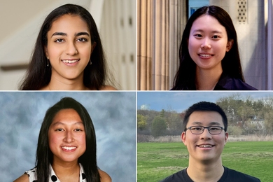 Headshots of 4 MIT students