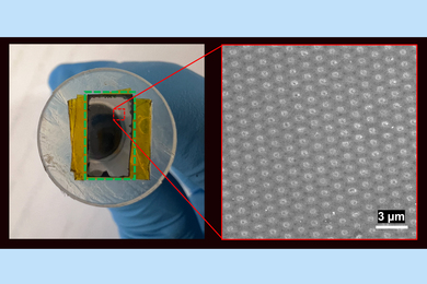 Illustration of a membrane filtering hydrogen