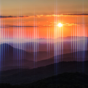 sunset soundwaves 