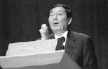 Premier Zhu Rongji speaking at MIT.