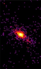 X-ray image of the central region of the galaxy NGC 4151.