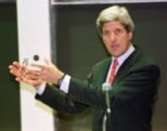 Sen. John Kerry spoke Monday at the DUSP forum on regional sustainable development.