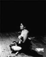 Yoko Ono in a performance at Carnegie Recital Hall in 1965.