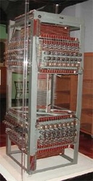 A second generation of the Memory Test Computer (above), developed by DEC founder and MIT alumnus Kenneth Olsen, was one of the most significant artifacts obtained from the Digital Historical Computer Collection donated by Compaq to the MIT Museum.