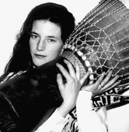 Tara Greenblatt will perform on the West African djembe at Kresge Auditorium on March 12 as one of three solo performers in the American Music Series concert, "The Art of the Song."