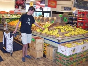 Students from MIT, the Rhode Island School of Design and United Technologies Corp. worked in teams to develop new product prototypes in the MIT course Product Design and Development. One such prototype is the Xcart, shown above with one of its creators, Antoine Guivarch from MIT's Technology and Policy Program. The environmentally friendly "shopping scooter" comes complete with an attached collaps...